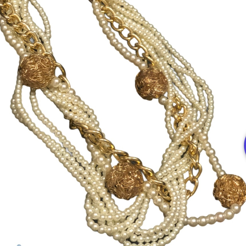 White & Golf Necklace